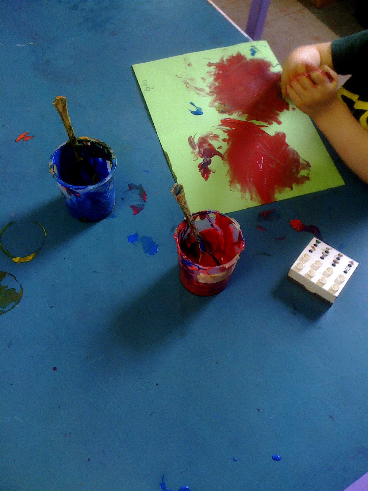 Teacher Tom Painting Like A Child