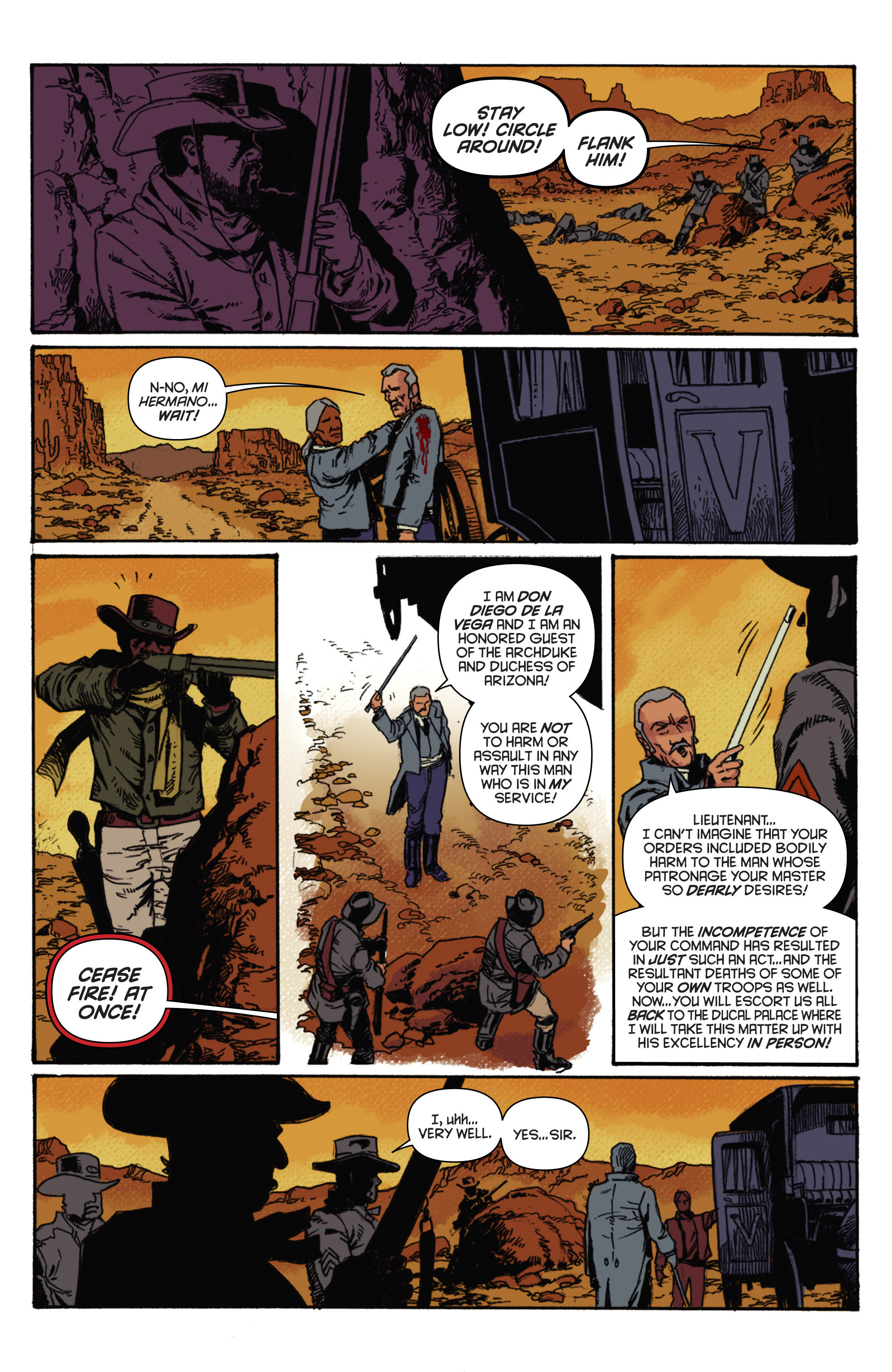 Read online Django/Zorro comic -  Issue #5 - 21