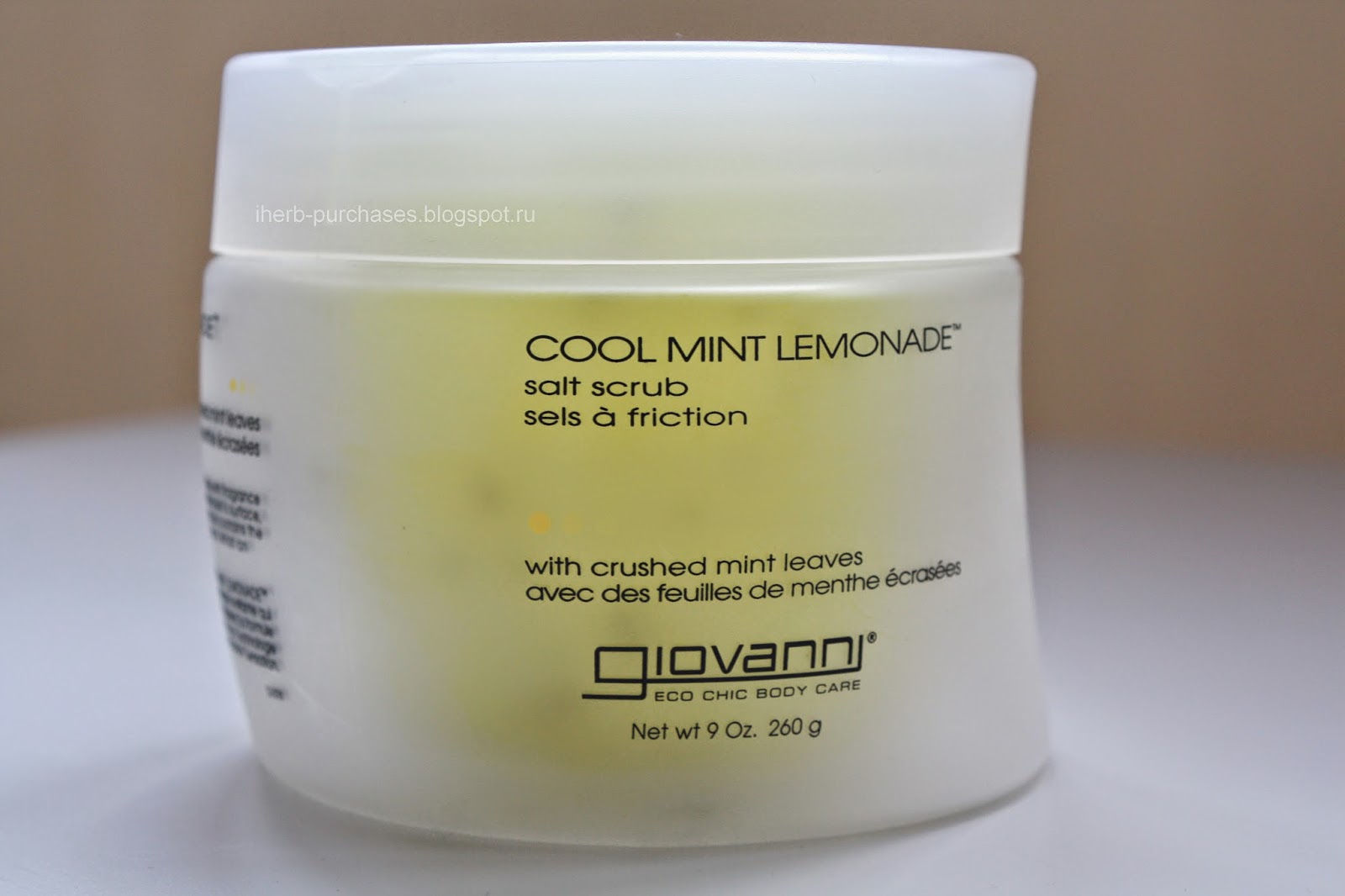 Giovanni, Salt Scrub, Cool Mint Lemonade, 9 oz (260 g)