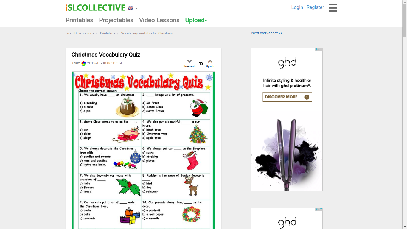 Attivita Di Natale In Inglese Read Me A Book