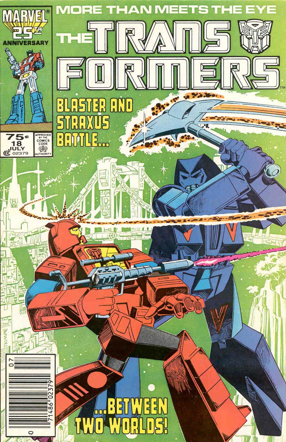 Read online The Transformers (1984) comic -  Issue #18 - 1