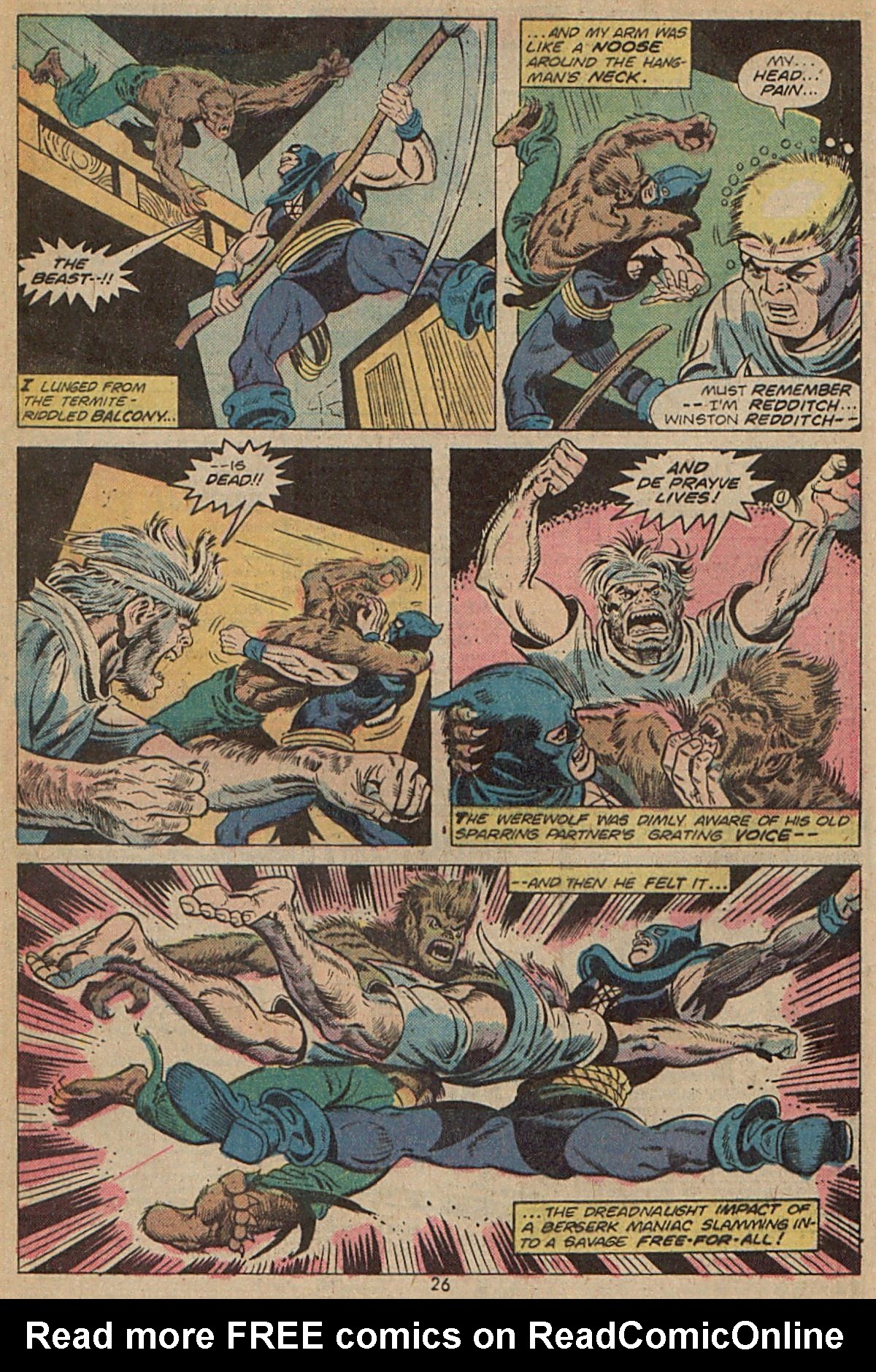 Read online Werewolf by Night (1972) comic -  Issue #26 - 19