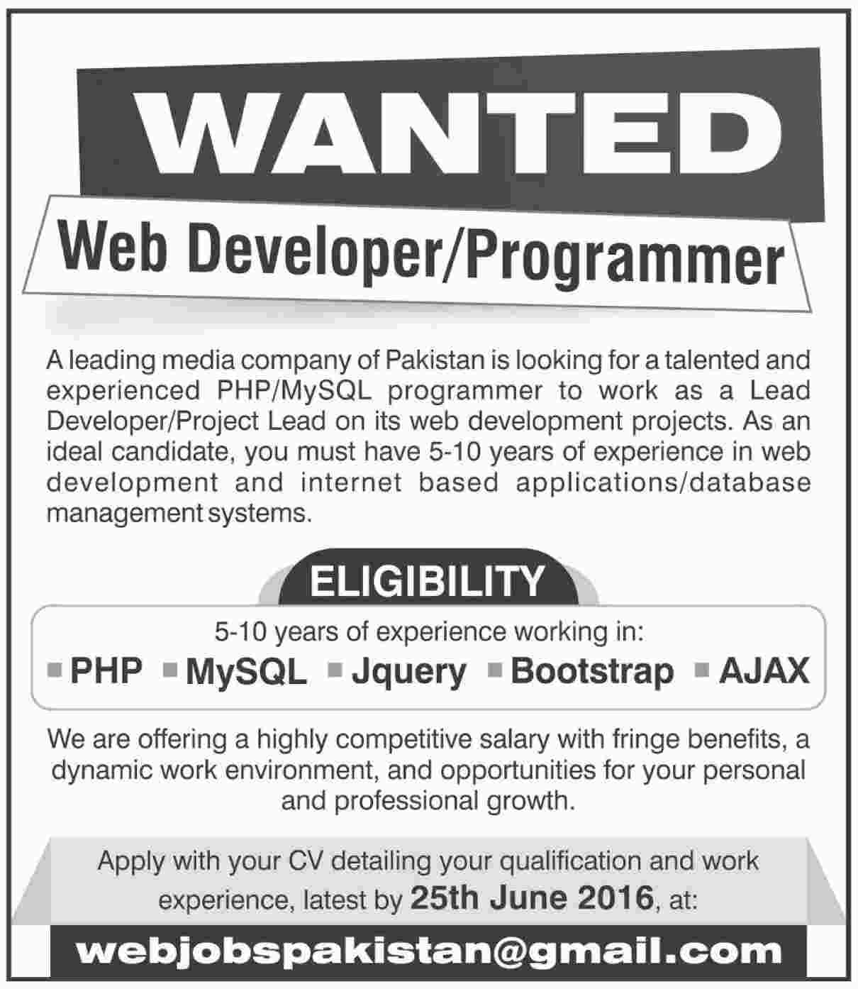 Jobs in Pakistan