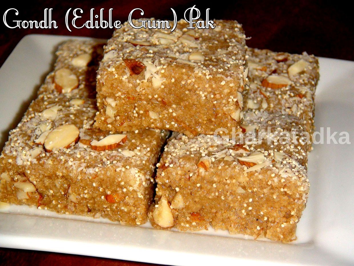 Gondh (Edible Gum) Pak Edible Gum Halwa Gundar Halwasan