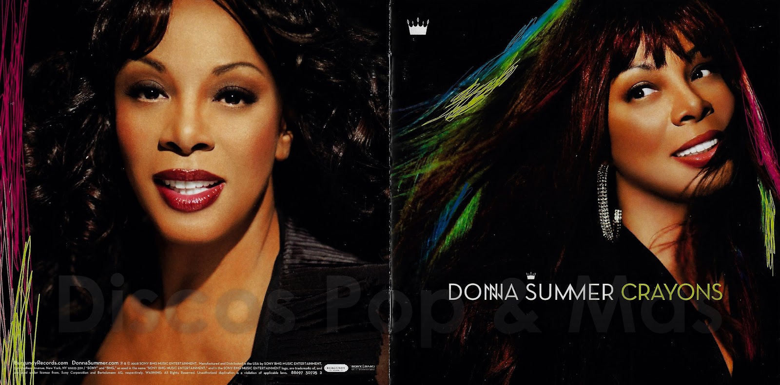 Discos Pop & Mas Donna Summer Crayons