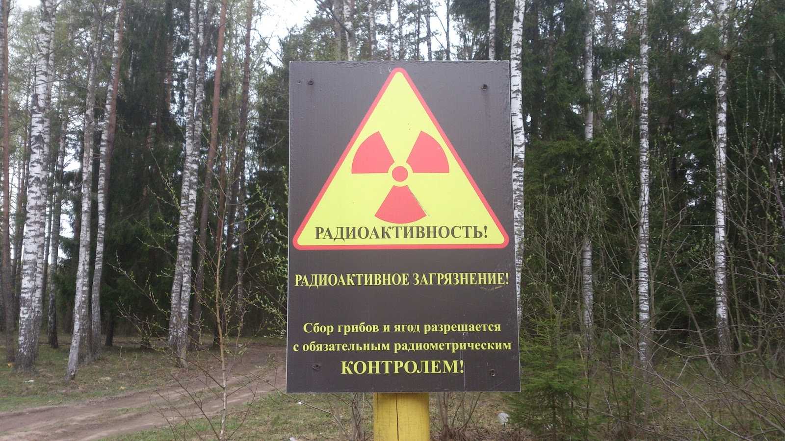 Радиоактивные области