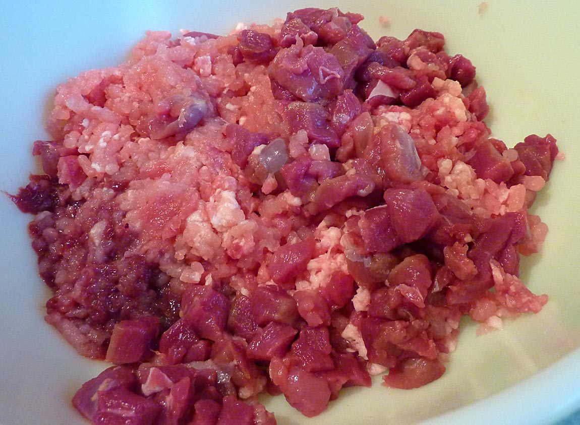 Living the life in SaintAignan Terrine de canard making the meat