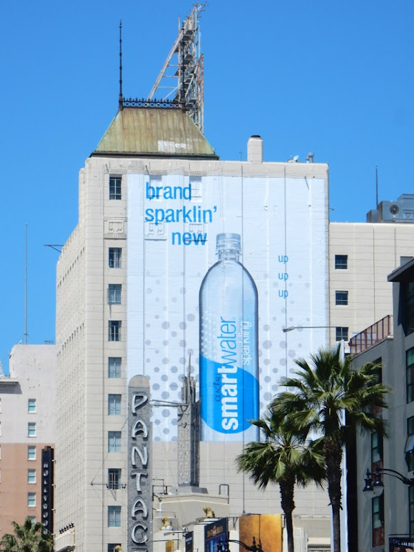 Brand sparklin' new Smartwater billboard Brand sparkling new Smartwater billboard