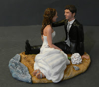 cake topper elegante statuine esclusive per torte matrimonio orme magiche