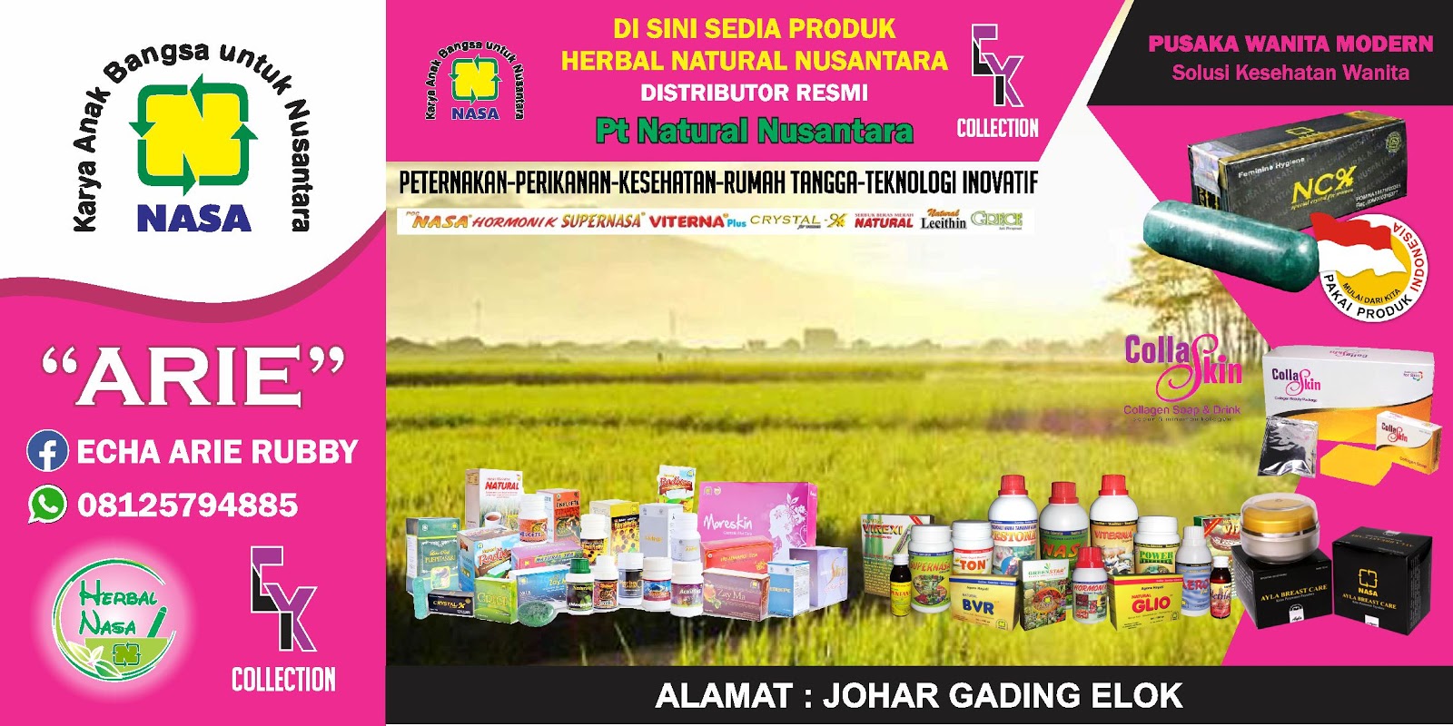 Download Desain  Banner Spanduk  Nasa  CDR PT NATURAL 