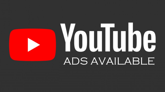 Youtube Ads Available
