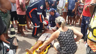 Idoso é atropelado por motociclista que foge sem prestar socorro em Bragança.
