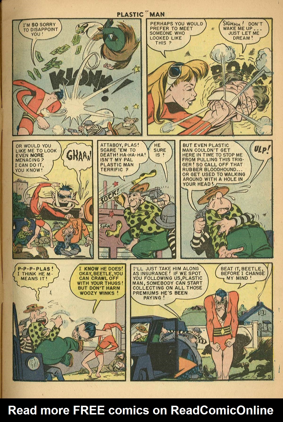 Read online Plastic Man (1943) comic -  Issue #44 - 7