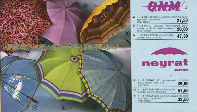 Umbrella O.N.M and Neyrat - 1968 60s 1960