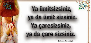 Sorunun Kendinde Olduğunu anlamayan İnsanlar,  Çözümü Başkalarının huzurunu Bozmakta bulur!!!