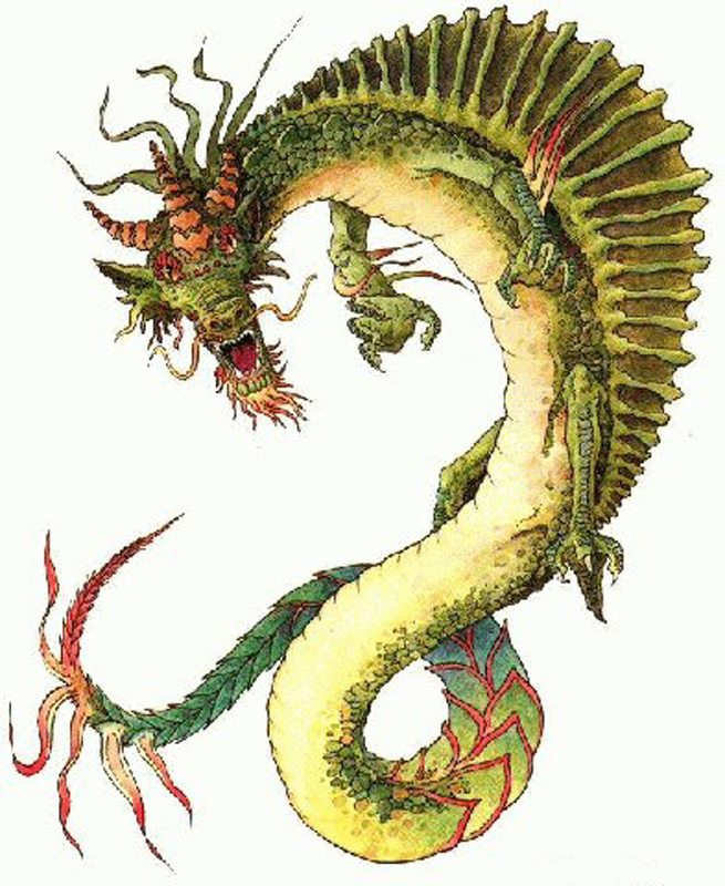 Chinese Dragon Green