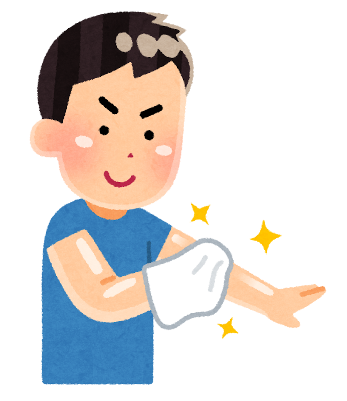 自分磨きのイラスト 男性 かわいいフリー素材集 いらすとや