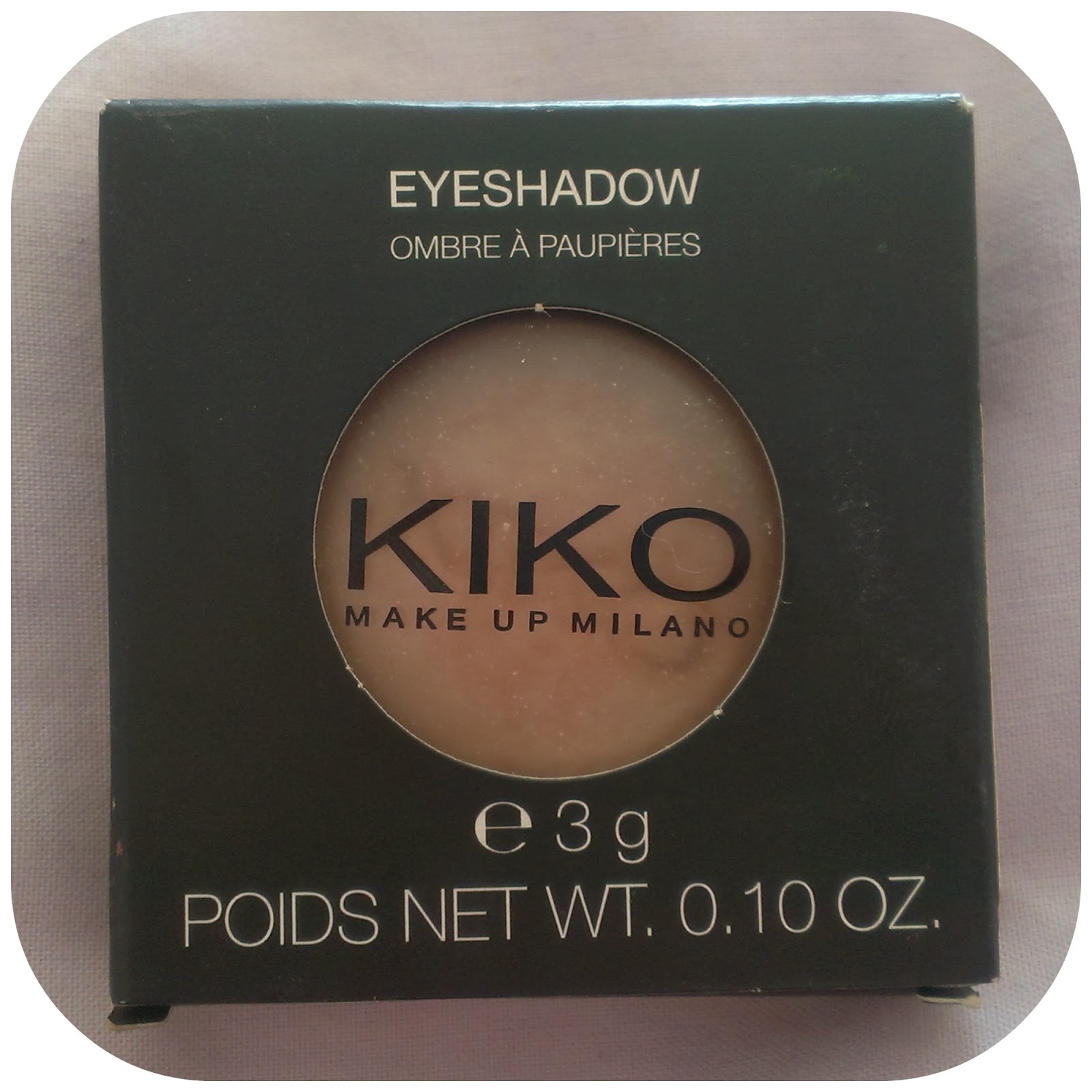 Kiko Makeup Milano Eyeshadow in 139 Pearly Salmon Some Sparkle and Shine