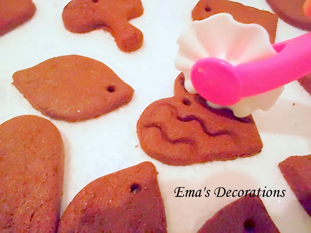 Ema Decorations Cinnamon Heart Christmas Ornaments