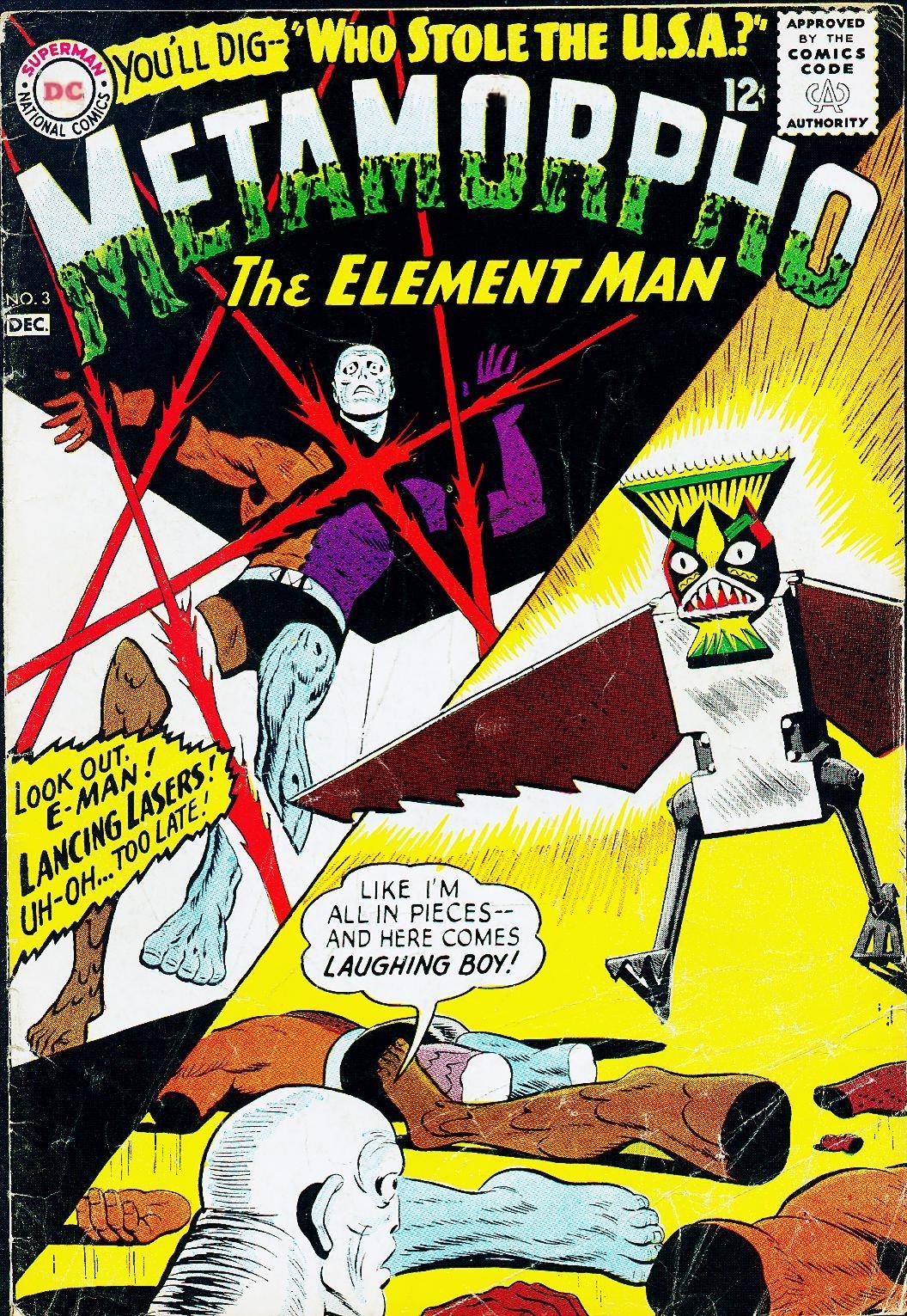 Read online Metamorpho comic -  Issue #3 - 1