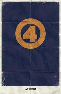 Pósters Marvel con estilo Minimalista