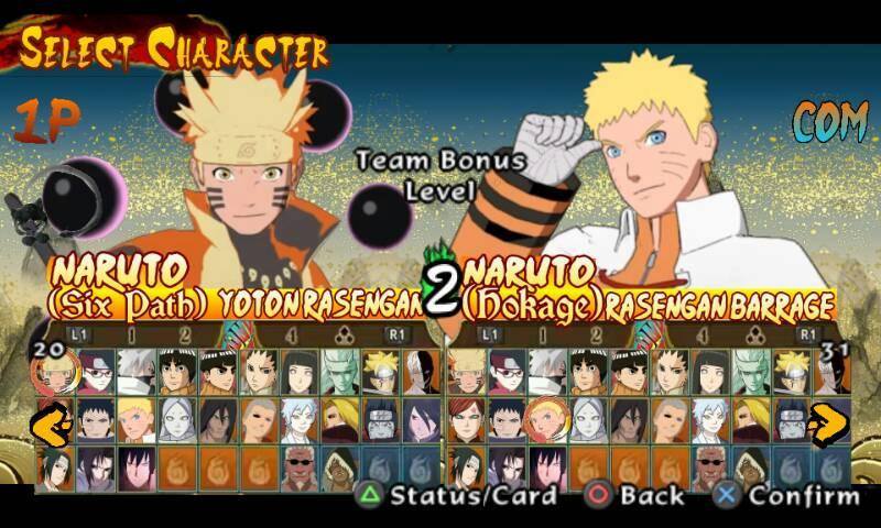 Naruto Mod Skin Pack Boruto Terbaru 2017 Updated PPSSPP Iso Full Version