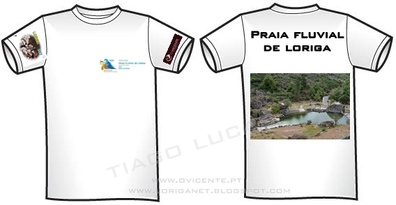 T-SHIRT PRAIA FLUVIAL DE LORIGA