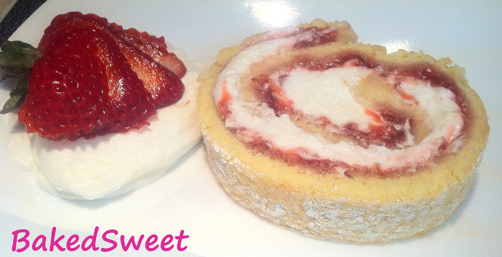 BakedSweet Blog: Strawberry Cream Roll
