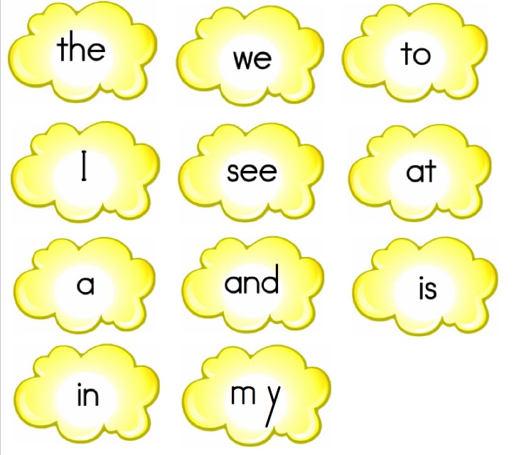 KINDERGARTEN NEWS POPCORN WORDS POP 