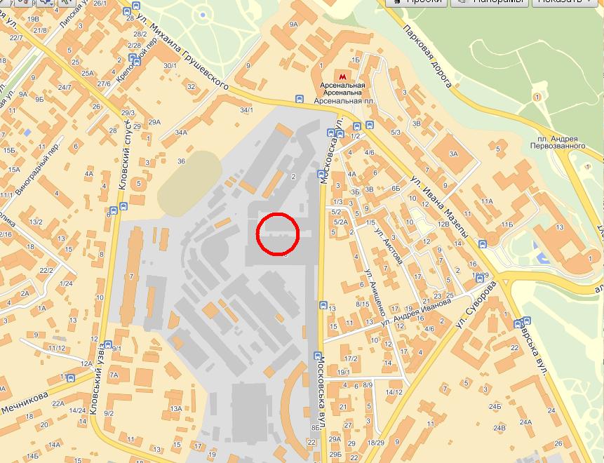 Карта киева завод арсенал