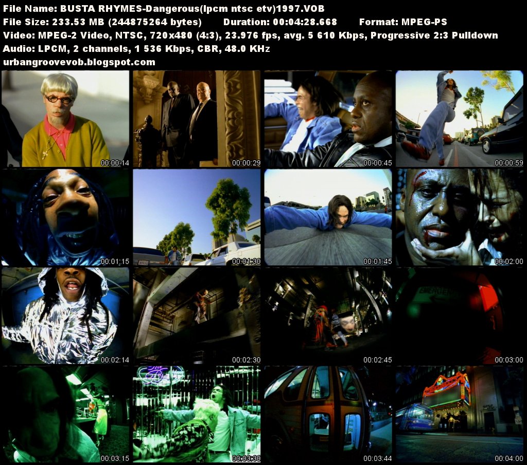 Urban Groove Vob Collection Busta Rhymes Dangerous (1997)