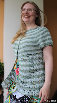 Lady ascot Kofta virkad av DesisgnKatrina.se Lady Ascot Cardigan made by DesignKatrina.se