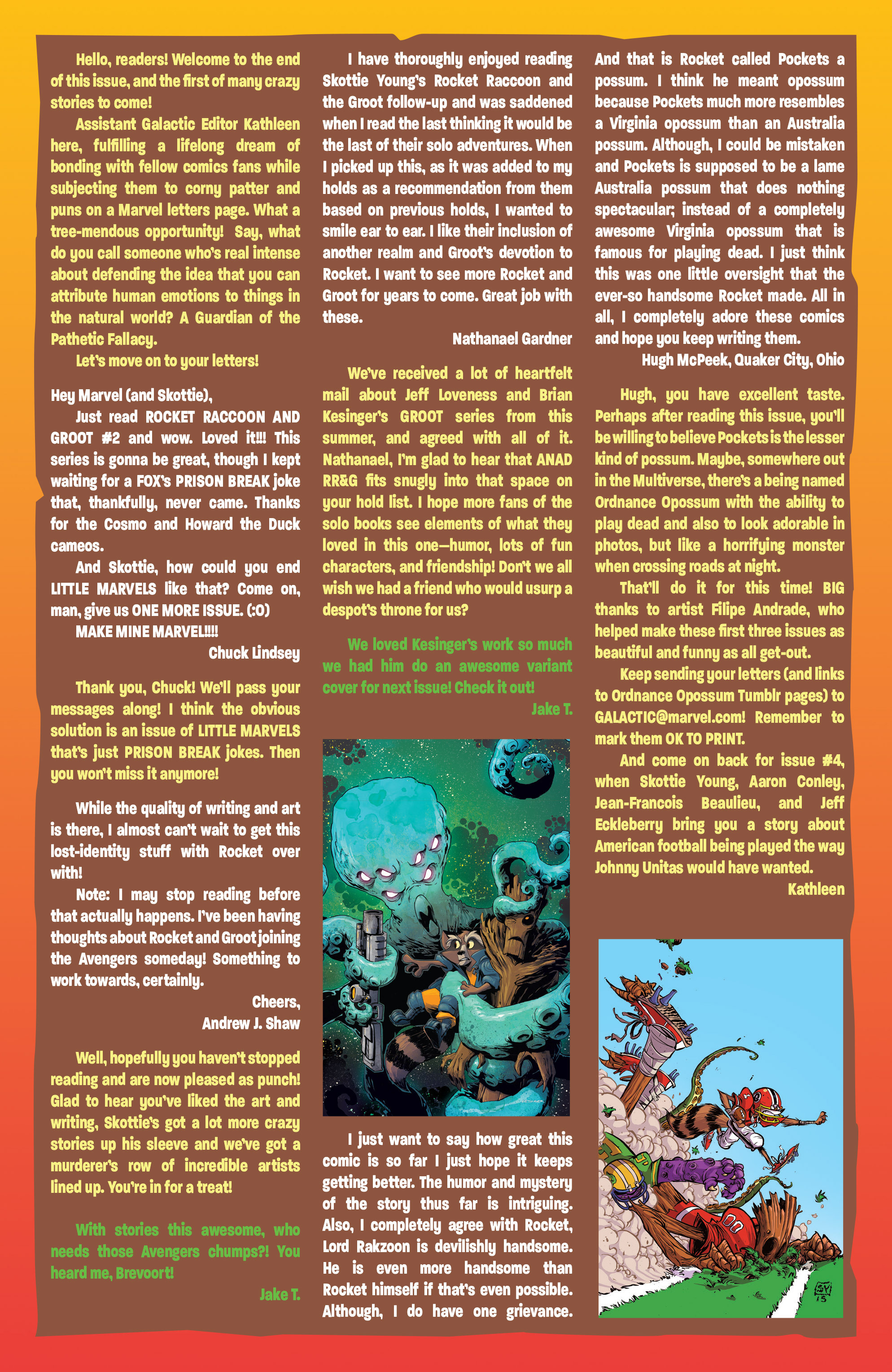 Read online Rocket Raccoon & Groot comic -  Issue #3 - 22