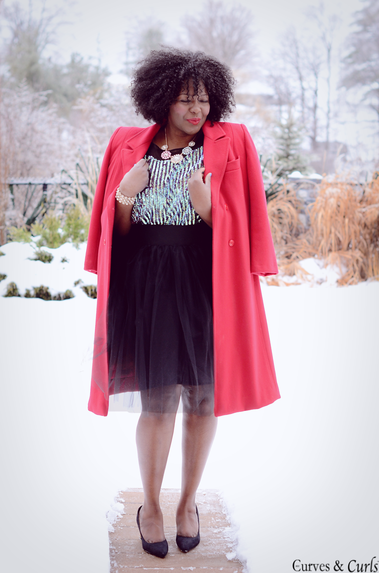 How to wear a tulle skirt -more on mycurvesandcurls.com