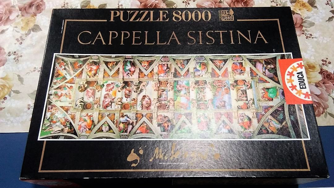 Educa 16065 Puzzle de 18000 piezas 321x157cm La Capilla Sixtina 