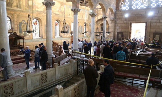 إدارة المفرقعات تقوم بمسح شامل بعد حادث الكنيسة البطرسية لعدد 420 من الكنائس والسفارات إدارة المفرقعات تقوم بمسح شامل بعد حادث الكنيسة البطرسية لعدد 420 من الكنائس والسفارات