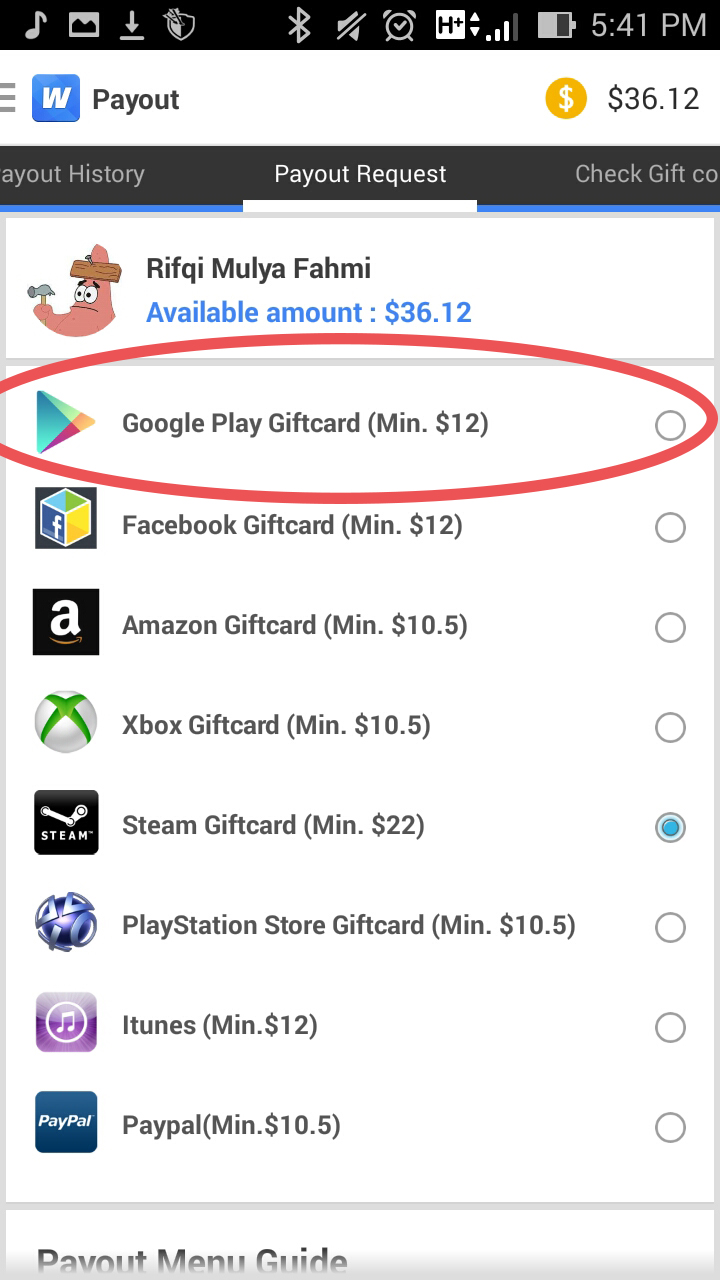 Free Google Play Gift Cards