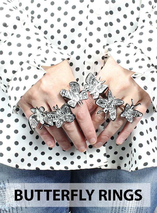 butterfly rings