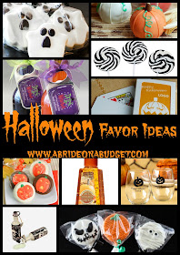 Planning a Halloween-themed wedding or a Halloween party? Check out these Halloween wedding favor ideas from www.abrideonabudget.com.