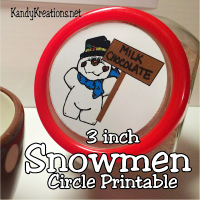 Create unlimited projects with these cute snowmen.  You can use any of the six snowmen to create fun, personalized stickers for your winter parties.  