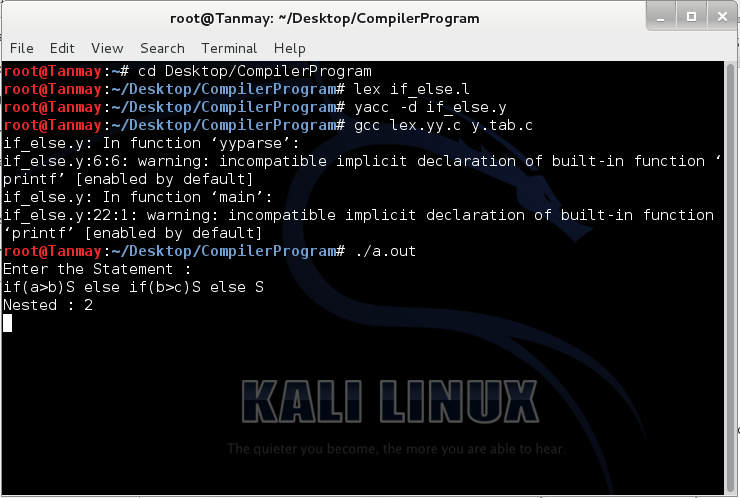 How-To Make an Compiler to Check IF and ELSE Counts ~ CS-Beans ...