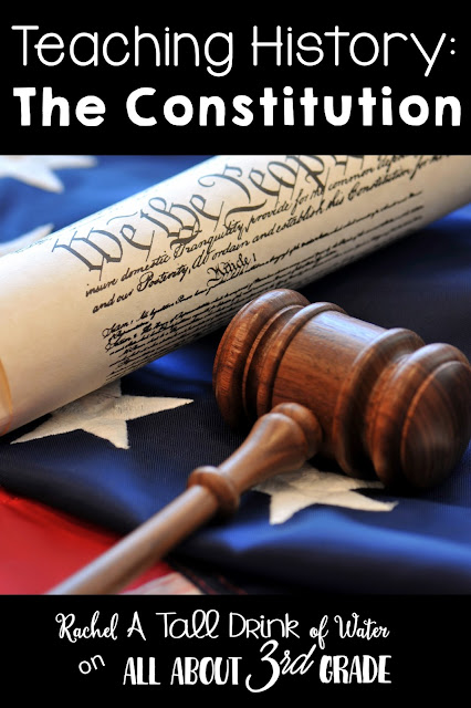 Ideas for teaching about the US Constitution plus a free printable readers theater