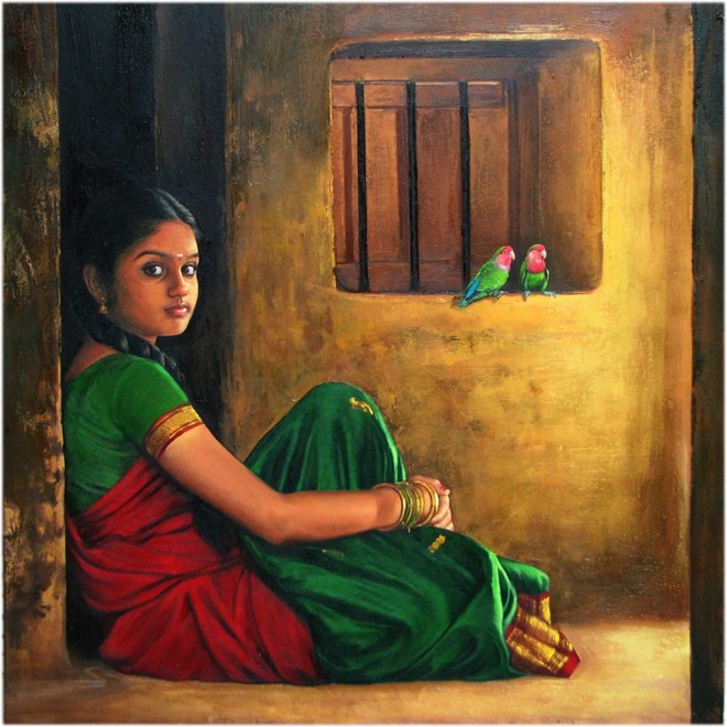 Bharathi kalai mandrum/RWF TAMIL OVIYAR ILLAYRAJA PAINTINGS