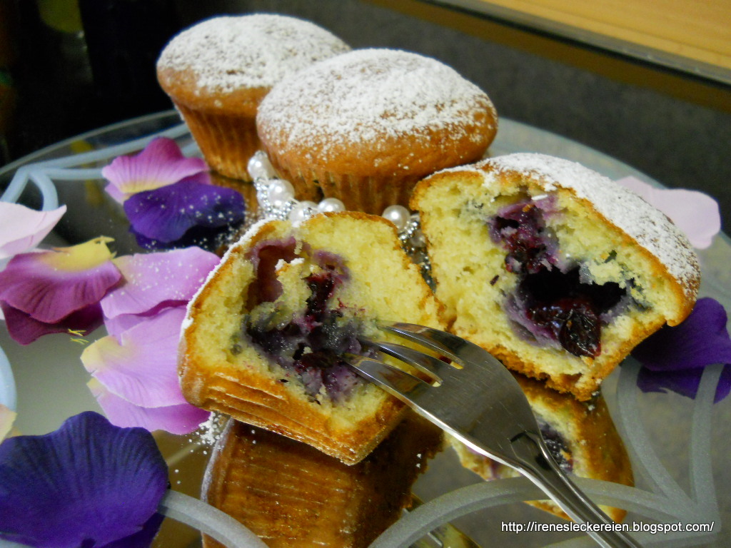 Irène`s Leckereien♥: Heidelbeer-Quark-Muffins