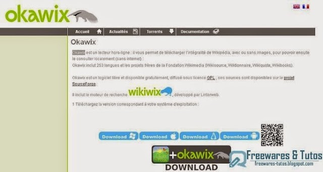 Okawix : un logiciel gratuit pour télécharger et consulter Wikipedia hors-ligne