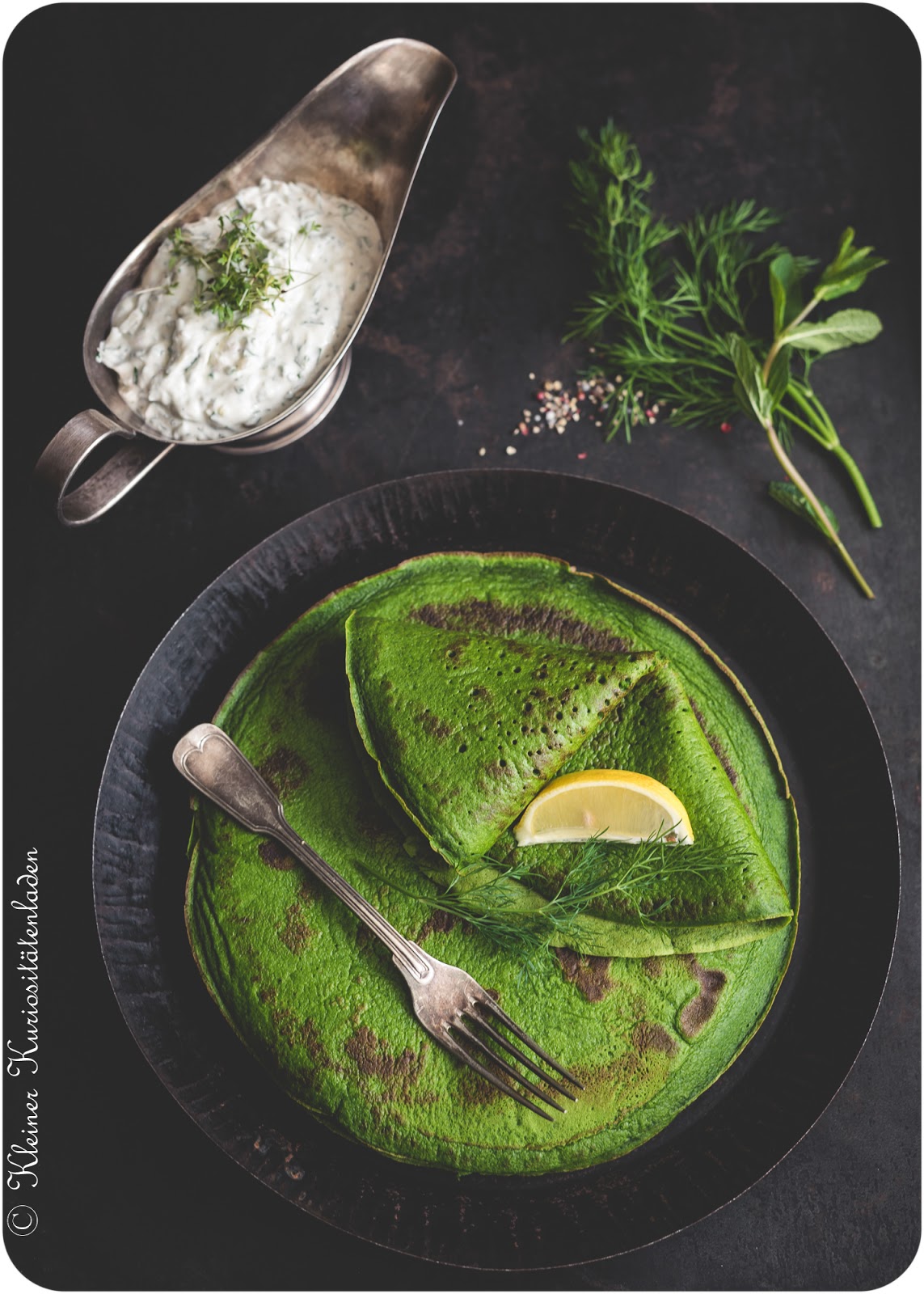 The Sunday Breakfast Club ~ Spinatpfannkuchen mit Kräuterquark The Sunday Breakfast Club ~ Spinatpfannkuchen mit Kräuterquark