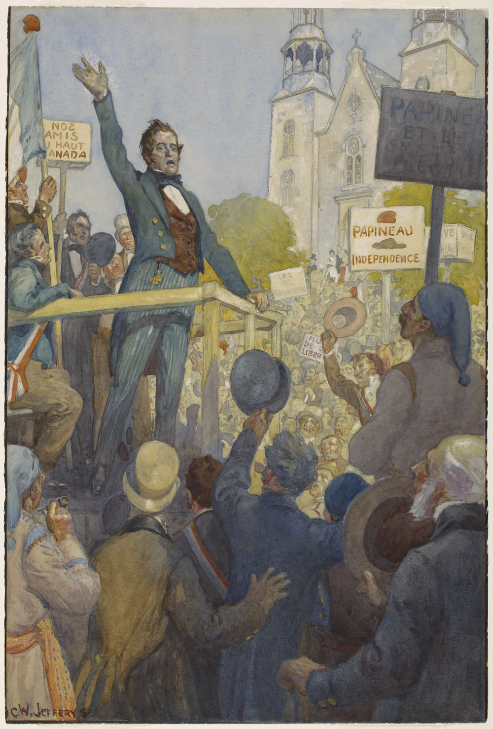 LA REVUE GAUCHE Left Comment 1867 Speech of LouisJoseph Papineau at