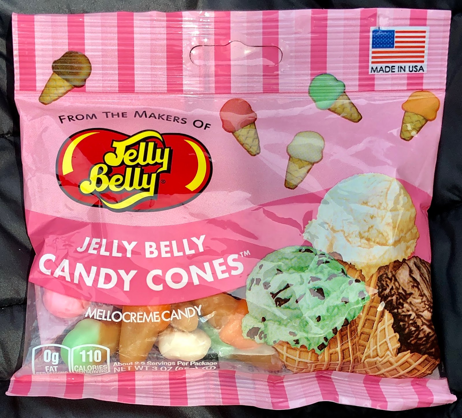Obsessive Sweets Jelly Belly Candy Cones Mellocreme Candy in Ice