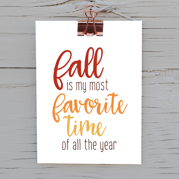 Eight Fall Printable Quotes | Download and print this big bundle of eight autumn printables. 8x10 sizes, ready to print and frame.