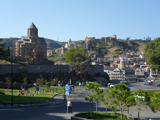 Vista general del centro de Tbilisi